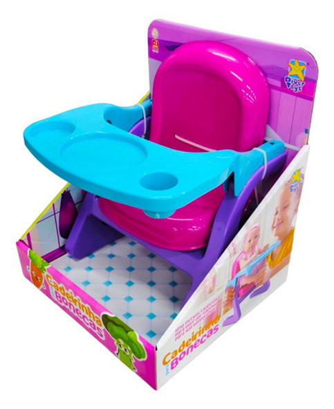 Sillita Para Comer Muñecas Bebote Juguete Bebé 0
