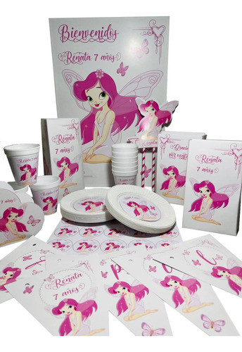 Cotillón Infantil Personalizado X 10 Hadas 0