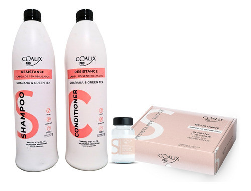 Coalix Pro Resistance Sh+ Acondicionador 1l + Ampollas 0