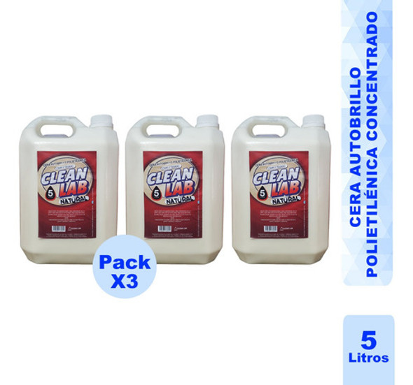 Cera Polietilenico Natural Concentrada X 5lts Pack X 3 Un. 0
