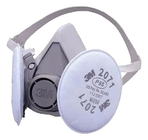 Semimascara 3m 6200 + Filtros 3m 2071 - Partículas 0