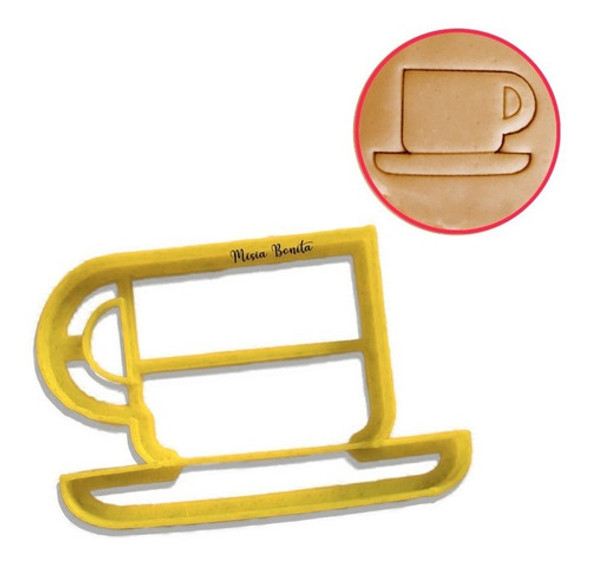 Kit Cafetero X3 - Cortantes Molde Galletas Masa Fondant Cafe 1