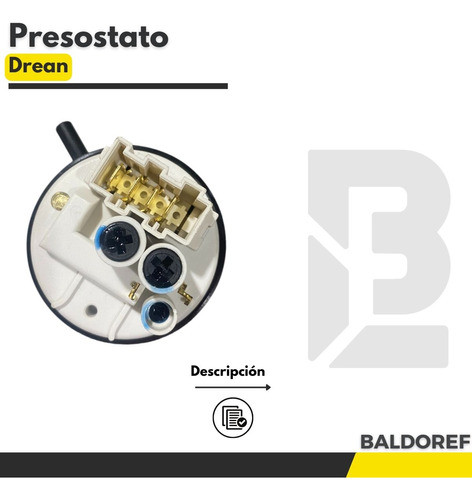 Presostato 4 Contactos Lavarropas Drean Excelent Y Blue 1