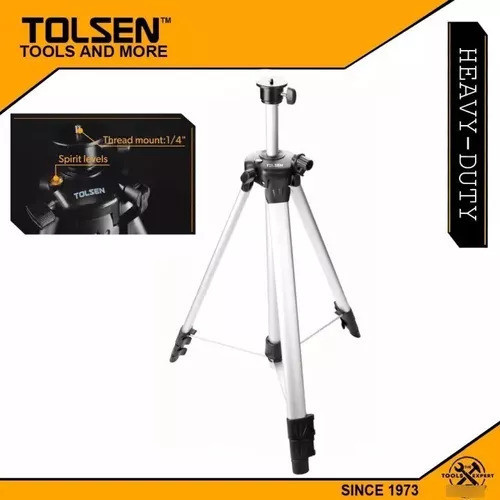 Trípode Para Nivel Láser Tolsen 35165 Aluminio Industrial 1