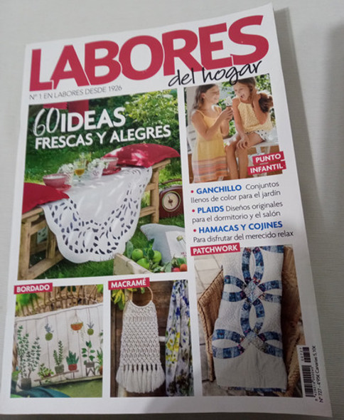 Lote X 3 Labores Del Hogar Costura Bordado Tejido Patchwork 1