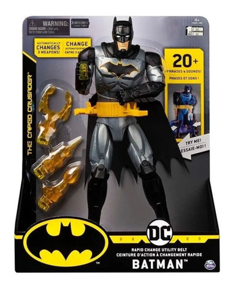 Batman Figura De Luxe 30cm C/luz, Sonido Y Acc 67809 0 Batman Figura De Luxe 30cm C/luz, Sonido Y Acc 67809 0