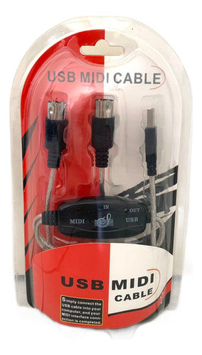 Cable Midi 5 Pines A Usb Hügel Pc 0