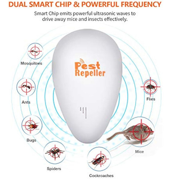 Repelente Ultrasónico De Plagas, Juego De 6 1