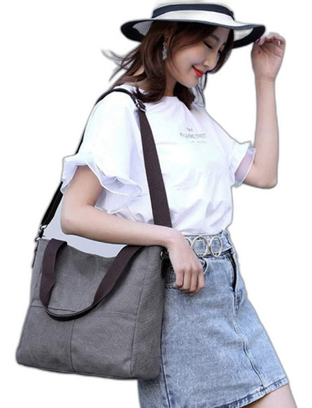 Bolsas De Hombro De Lona Para Mujer Bolso De Viaje 1