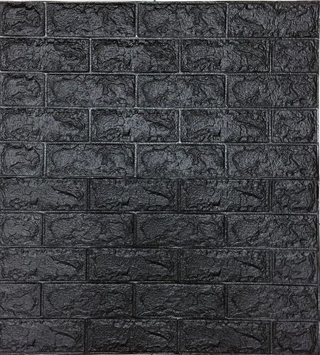 Panel Autoadhesivo Revestimiento Negro Pack 15 Unidades 1