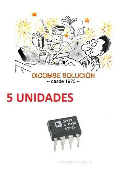 Op177g   Op177  Ultra Precision Op. Amp.  Dil-8 X 5 Unidades 0 Op177g   Op177  Ultra Precision Op. Amp.  Dil-8 X 5 Unidades 0