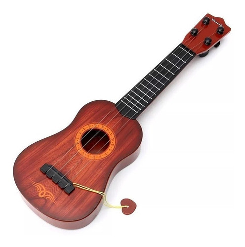 Guitarra Juguete Musical Ukelele Símil Madera Didáctico 42cm 0