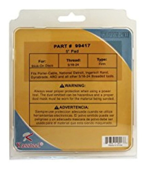 Kassteel 99417 5 Almohadilla De Respaldo 10 Mm De Espesor 51 1