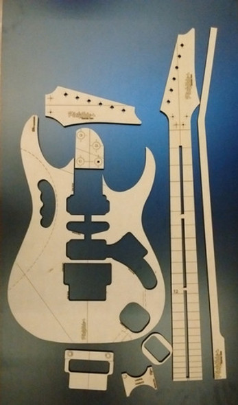 Plantilla De Guitarra Tipo Ibanez Jem 0