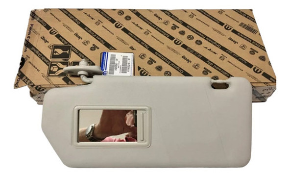 Parasol Visera Izquierdo C/espejo Fiat Siena Atttactive Orig 0