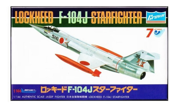 Avion Lockheed F-104j Starfighter 1/144 Crown 0