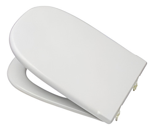 Asiento Tapa Inodoro Para Roca Dama Madera Herrajes Metal 0