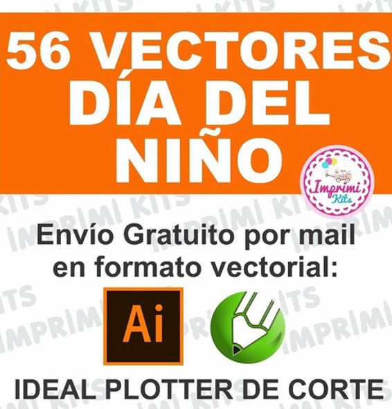 Pack Vectores Dia Del Niño Vector Vinilo Diseños Sublimación 1