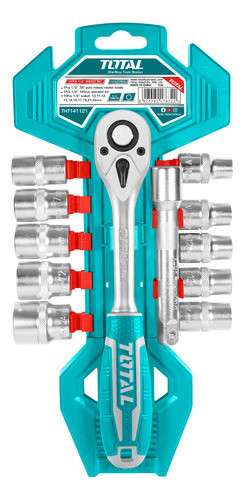 Juego Dados Encastre 12p 10-24mm Total C/cricket Tht141121 0