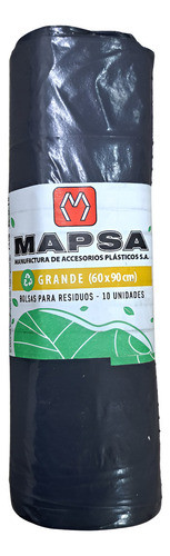 Rollo Bolsa Residuos 60x90 Reforzada 20 Micrones Basura X 50 0