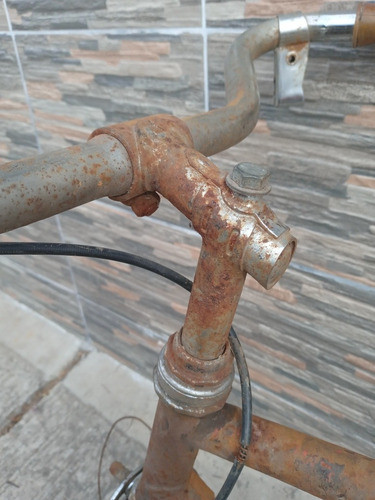 Antiguo Cuadro De Bicicleta Empipada Rodado 28 A Reciclar 1