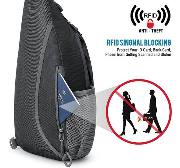 Mochila Para Senderismo Mediana Negra 1