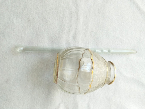 Coleccionista  Único Antiguo  Frasco Adorno Cristal Vintage 1