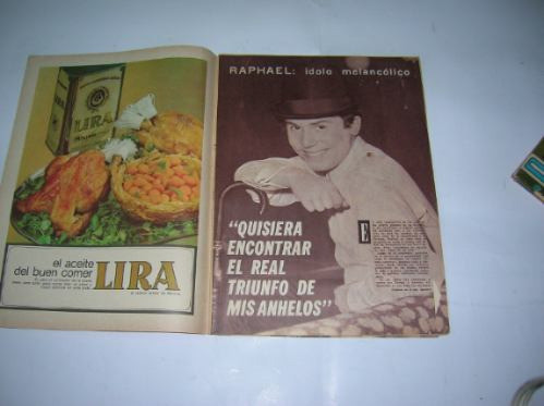 Radiolandia Raphael 1968 Separacion Beatle Alcon Sarli Lira 1