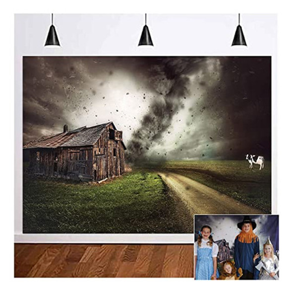 Fotografía De Fiesta De Halloween De Tornado Con Cuento De H 0