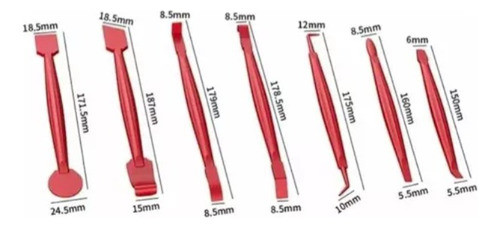 Kit 7 Espatulas Ploteo Polarizado Vinilo Desarme Paneles Dyl 1