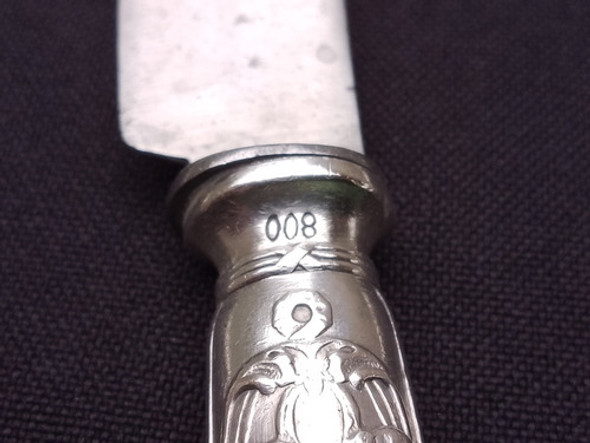 Cuchillo Postre Plata 800 Acero Carbono Precio X 1 1