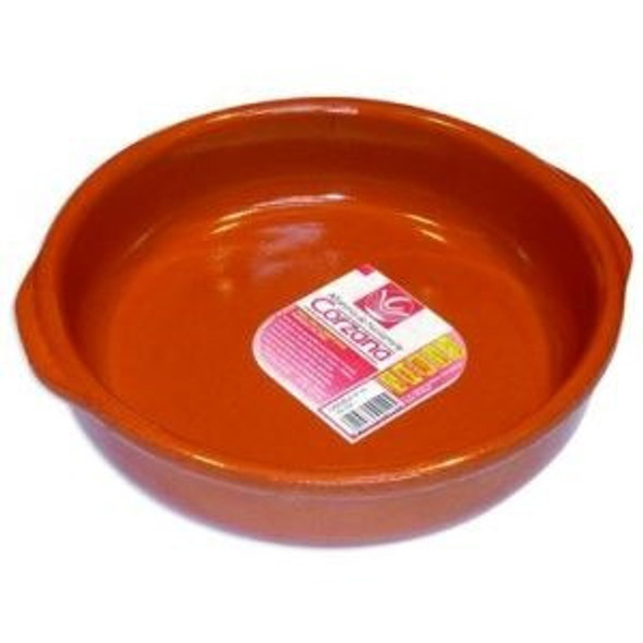 Cazuela Redonda 16cm C/asas Cerámica Vitrificada Corzana 115 0