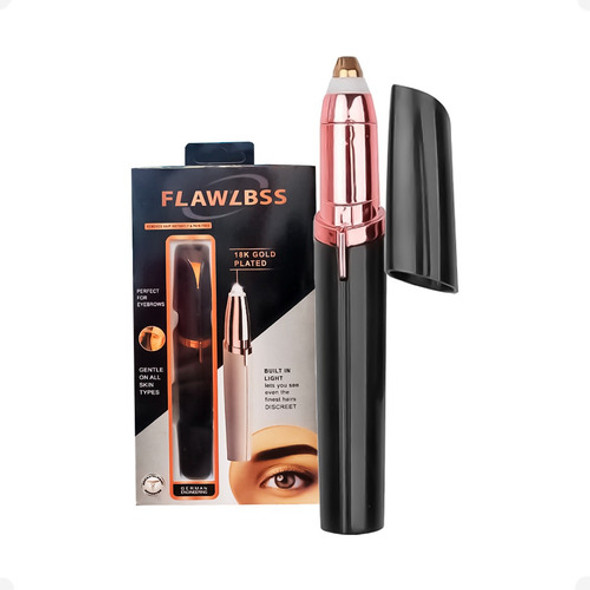 Depilador Removedor De Cejas Flawless Negro - Otec 0