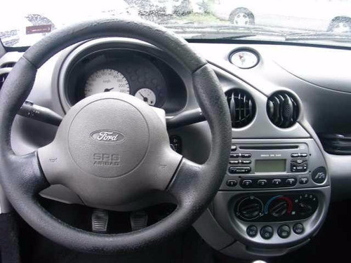 Frente Marco P/ Adaptar Estereo Ford Ka Gris Plata Claro 1