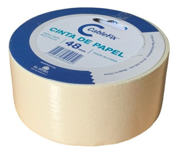 Cinta De Papel Autoadhesiva 48 Mm X 40 Mts 0