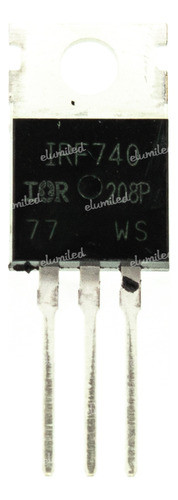3 Transistores Irf740 Mos-fet N-ch  10a 400v  .55 E To-220 0