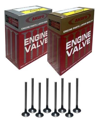 Juego Valvulas Admision Escape Toyota 3l Hilux 2.8 8v 0