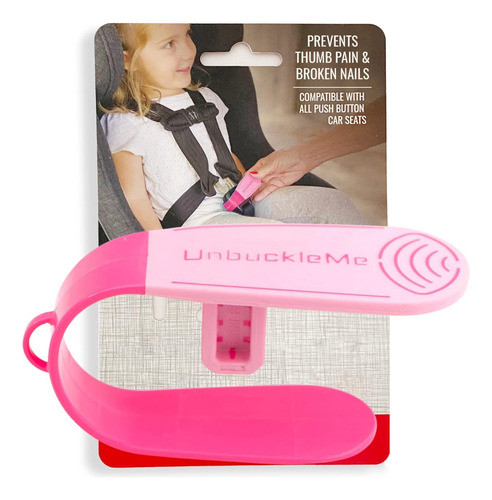 Herramienta Liberación Cinturón Auto Unbuckleme Rosado 0