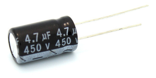Capacitor Electrolítico 4.7uf 450v 10x13mm - Pack 5 Unidades 1