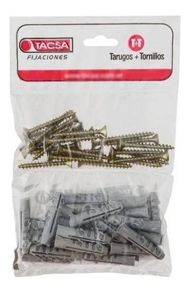 Kit Tarugos Y Tornillos 10mm Pack Bolsa X 15 Tacsa 0 Kit Tarugos Y Tornillos 10mm Pack Bolsa X 15 Tacsa 0