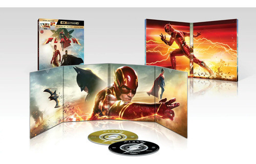 4k Ultra Hd + Blu-ray The Flash (2023) Icon Edition Digipack 0