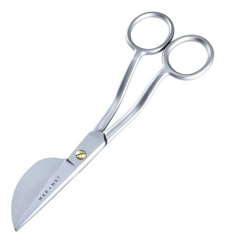 Tijera Mango Doble Curva/pelicano/14.7cm/ P/bordado-plateada 0