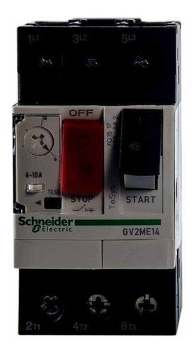 Guardamotor Magnetotermico Gv2me 3polos 6-10a 100ka 0