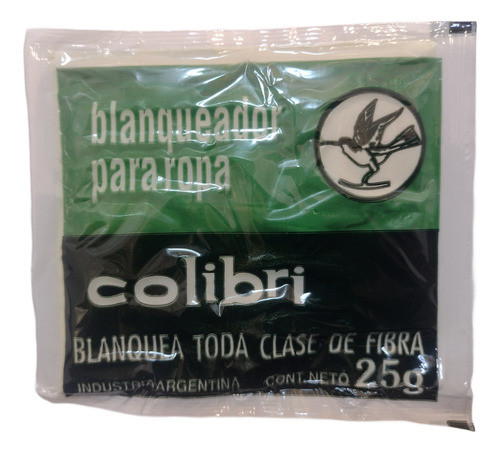 Blanqueador Colibri X 25 Grs X 38 Unidades 0
