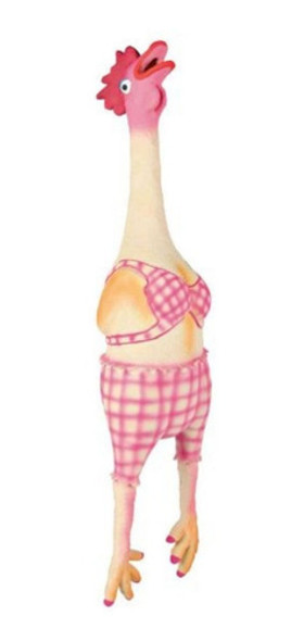 Juguete Trixie Gallina Latex 45 Cm Con Sonido 0