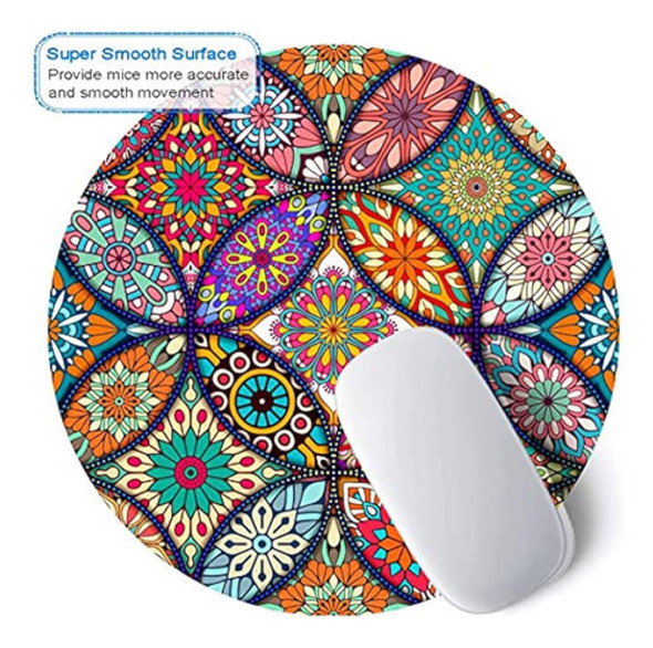Bosobo Tapete Para Mouse Redondo Personalizado, 1 Bosobo Tapete Para Mouse Redondo Personalizado, 1