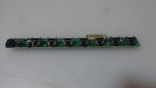 Botonera + Sensor Remoto Tv Kanji 9809b Led24 Con Garantía! 0