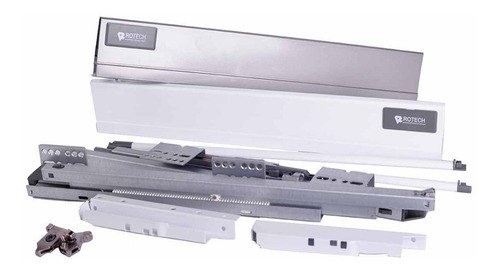 Guía Corredera Lateral Metálico 450 X 191 Mm. Cierre Suave 0