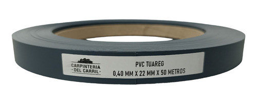 Tapacanto Pvc Abs Tuareg 0,40 Mm X 22 Mm X 50 M S/ Pegamento 0