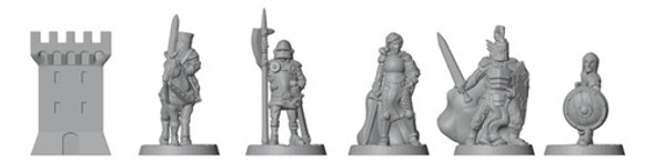 Ajedrez Temático Medieval Europeo 40x40 - Torre Alta 0